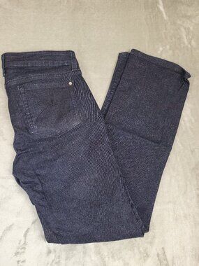 Miraclebody Dark Wash Straight Leg Stretch Jeans Size 10 High Waist Slimming